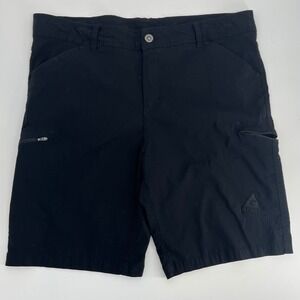 Gerry Mens Cargo Shorts Black Size 40 Zip Pockets Outdoor Casual Workwear